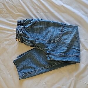 Veronica Beard Arya Straight High Rise Elastic Waistband Sz 24 Light Wash